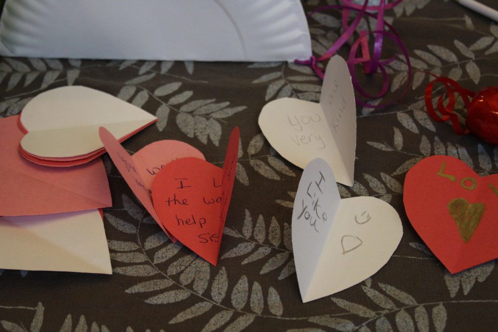 This easy Valentine's Day Craft uses items you already have at home! {Columbia City Moms Blog}