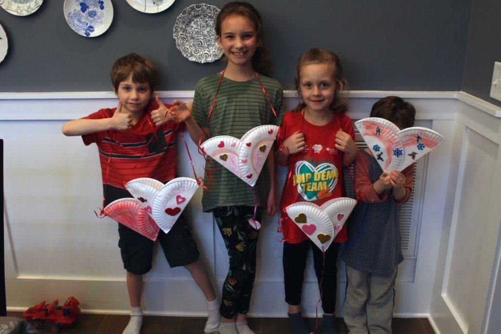 This easy Valentine's Day Craft uses items you already have at home! {Columbia City Moms Blog}