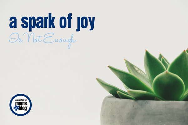 A Spark of Joy is Not Enough | Columbia SC Moms Blog